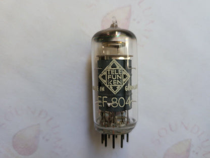 1x Telefunken EF804s  ◇ on Bottom - Berlin 1955 - NOS