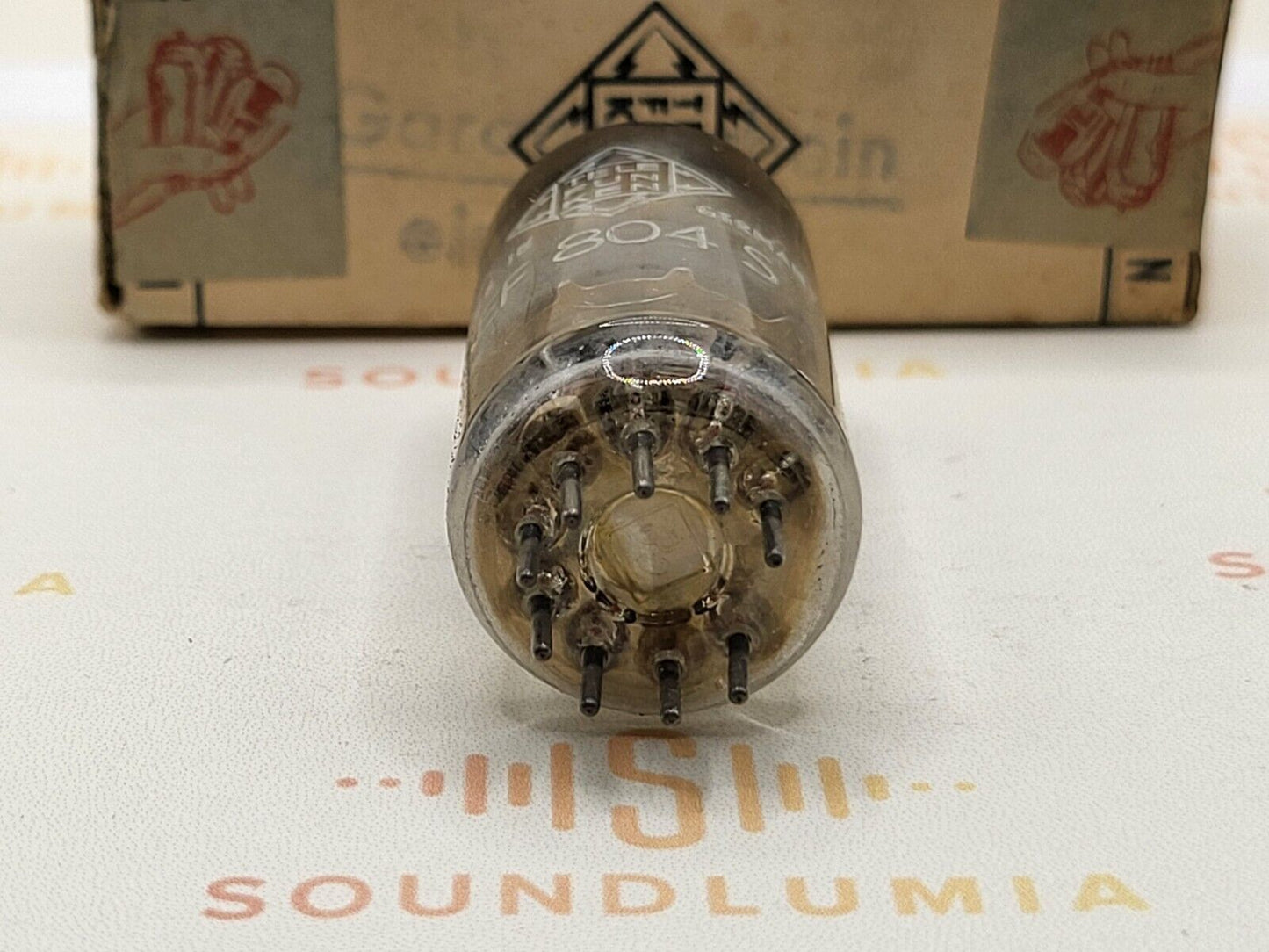 1x Telefunken EF804S Orig. Box - ◇ Bottom - Ulm, 1959 - Strong