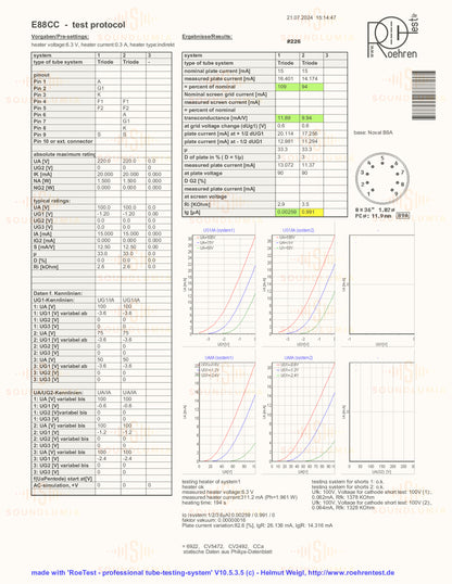 Siemens E88CC 6922 Gray Shields