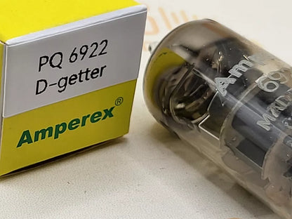 Amperex PQ 6922 = E88CC D-Getter Matched Pair - New York, USA '60 - Fast NOS 