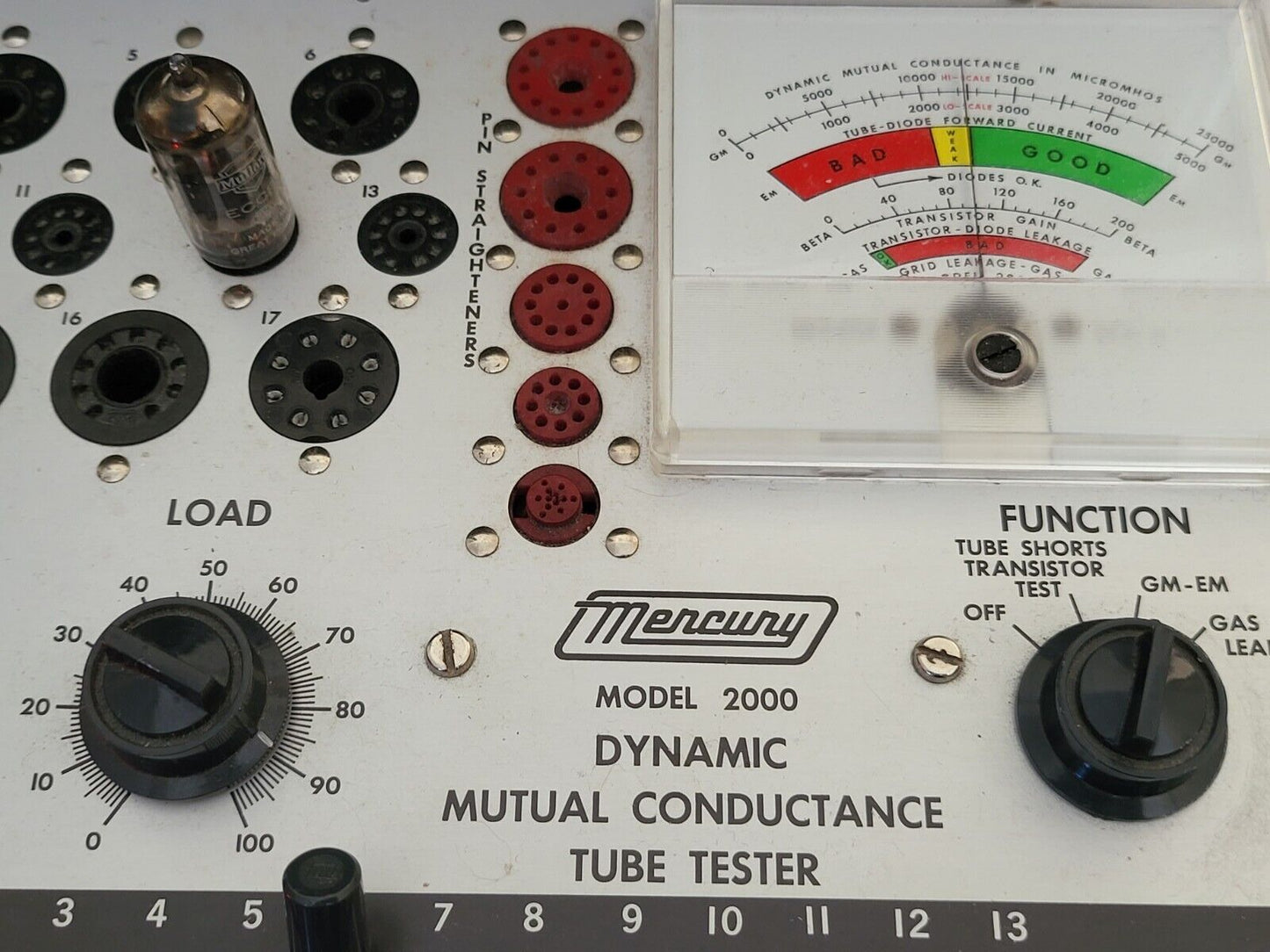 2x Mullard 12AU7 ECC82 Preamp Tubes - IEC + Shield Logos - Blackburn 1964/65 Gf2