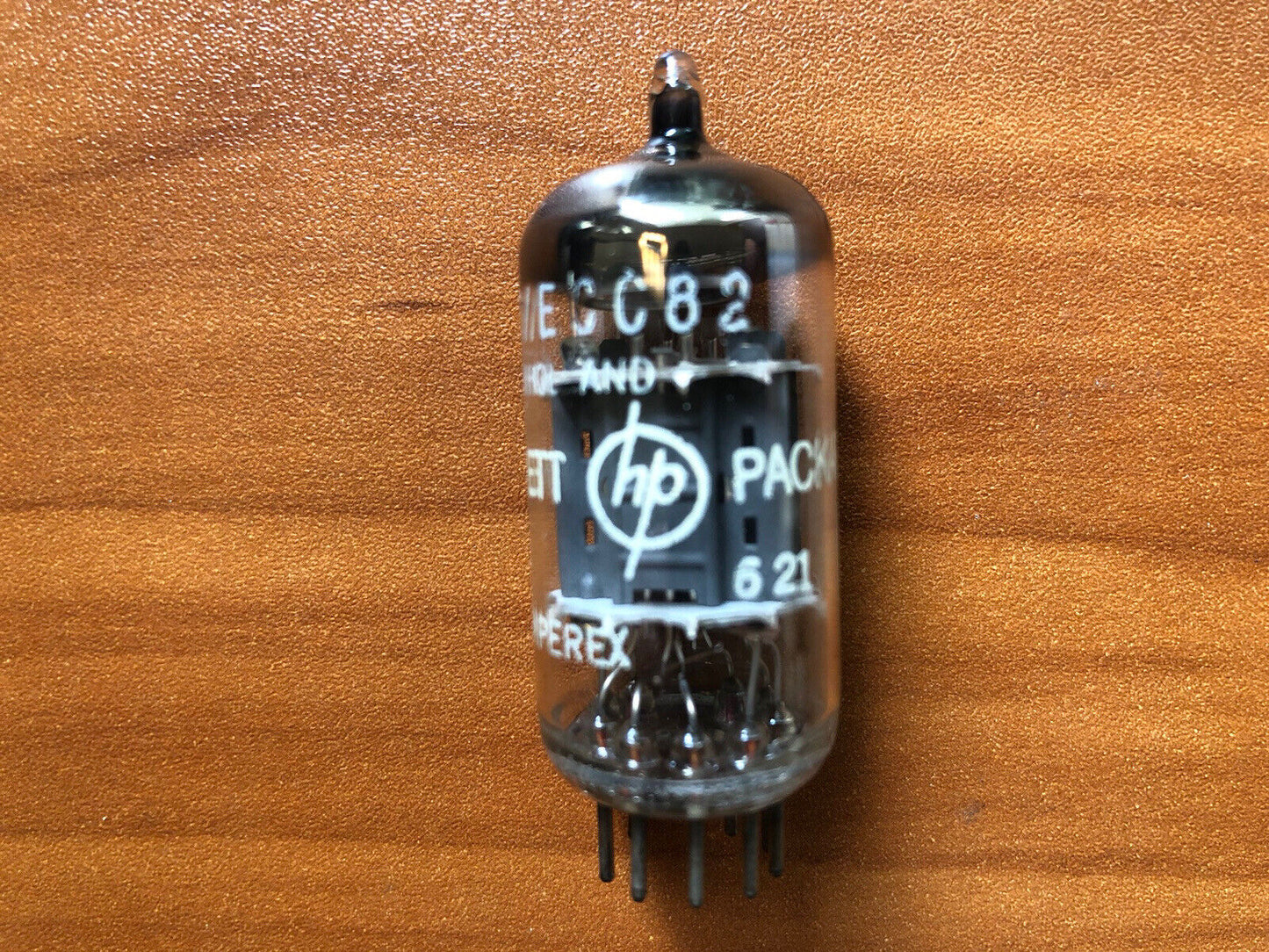 HP Select Amperex 12AU7 ECC82 Preamp Tube - Holland 1966 - Tests Strong