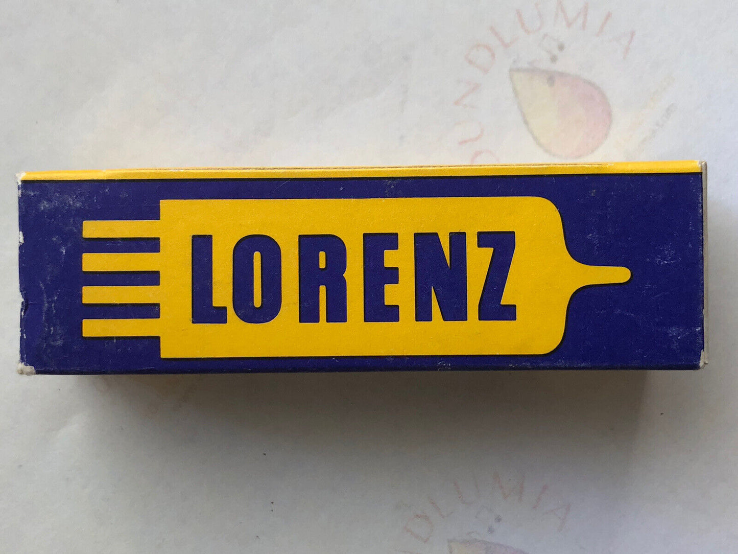 Lorenz ECC82 12AU7 Audio Tube Original Packaging -  Germany 1960s - Strong NOS