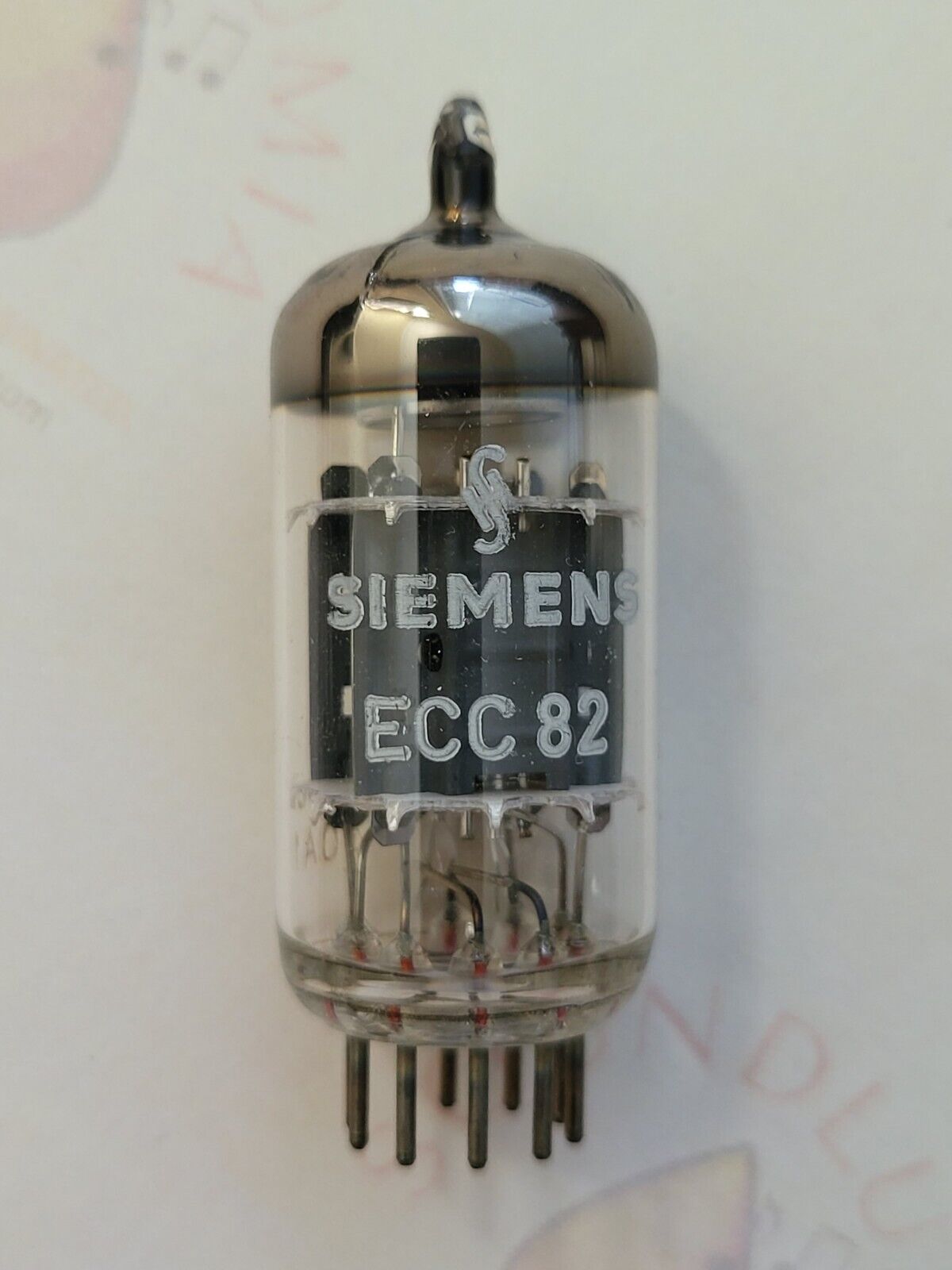 Amperex ECC82 12AU7 Preamp Tube - Rare Siemens Label - Holland 1960 Gf0 - NOS