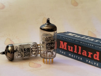 Mullard E88CC/01 = CV2493 = 6922 Matched Pair - Blackburn 1960 - Same code - NOS