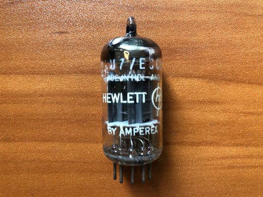 HP Select Amperex 12AU7 ECC82 Preamp Tube - Holland 1966 - Tests Strong