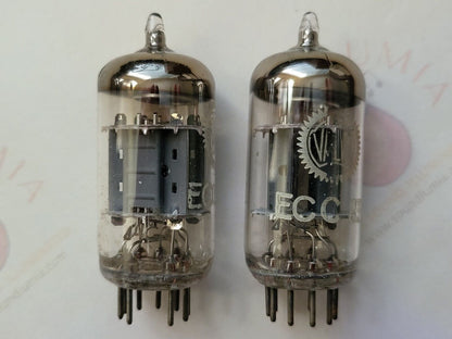 Philips Valvo 12AX7 ECC83 Preamp Tubes  Matched Pair - Holland 1964 - NOS