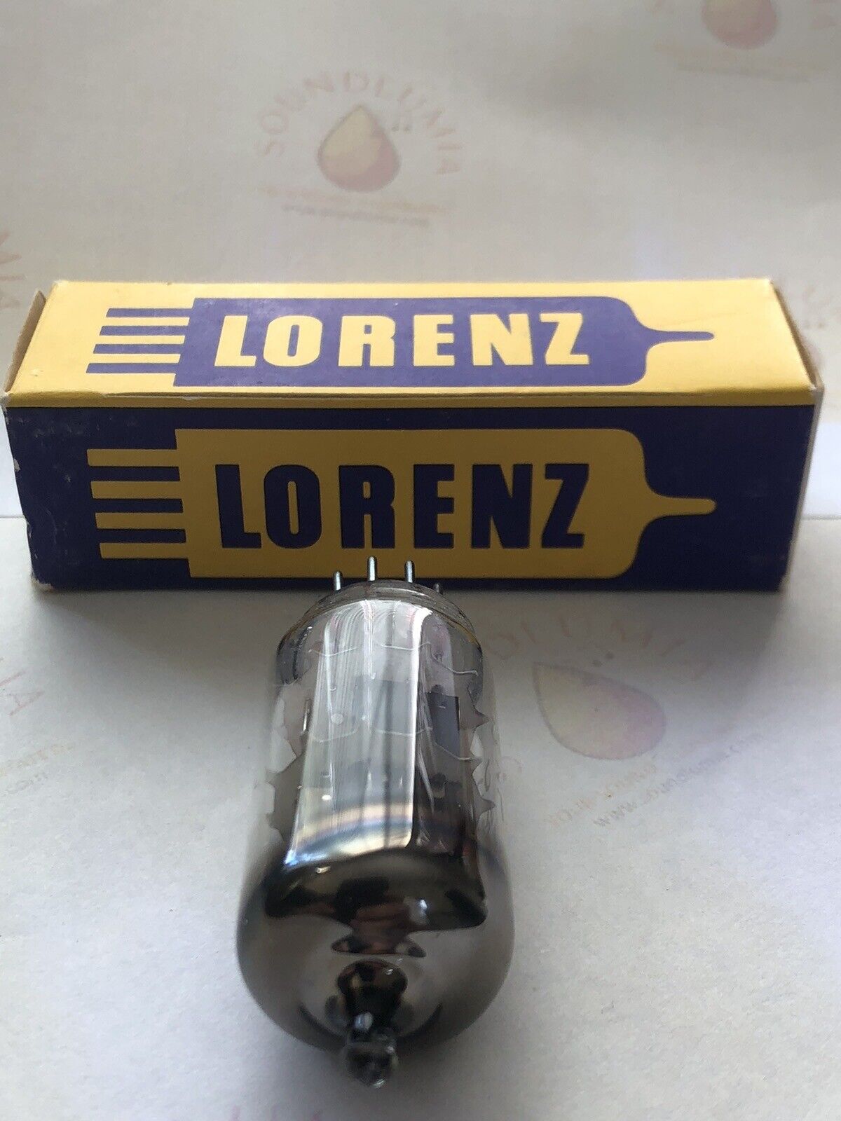 Lorenz ECC82 12AU7 Audio Tube Original Packaging -  Germany 1960s - Strong NOS