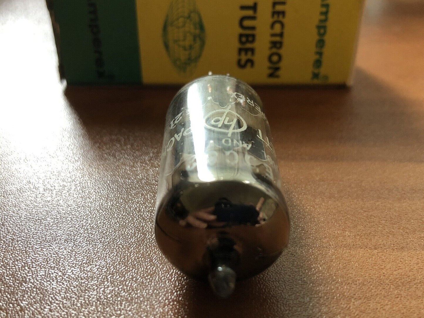HP Select Amperex 12AU7 ECC82 Preamp Tube - Holland 1966 - Tests Strong