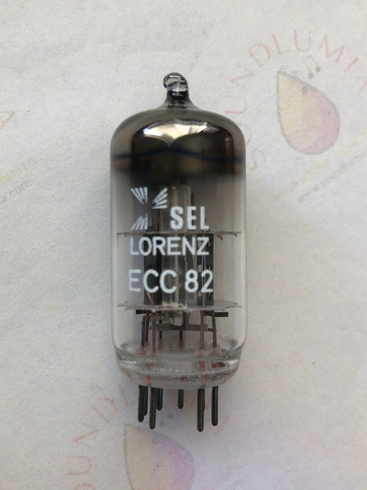 Lorenz ECC82 12AU7 Audio Tube Original Packaging -  Germany 1960s - Strong NOS