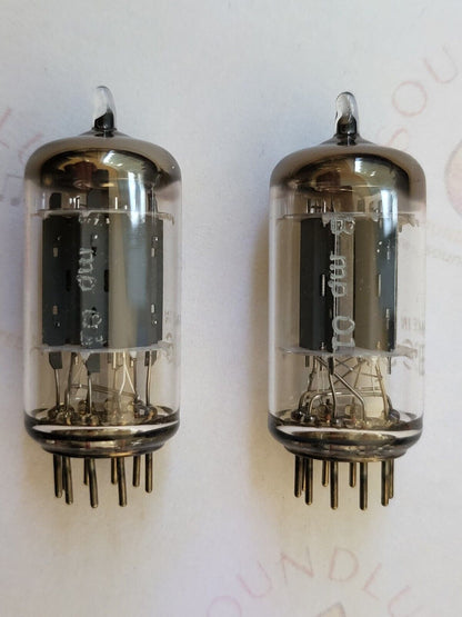 Telefunken ECC83 12AX7 Smooth Plates Matched Pair - Berlin 1964 - Same code -NOS