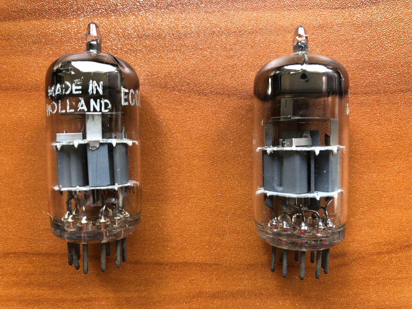Amperex Bugle Boy 6DJ8 ECC88 D-getter Tubes Matched Pair - 1959 - Same code -NOS