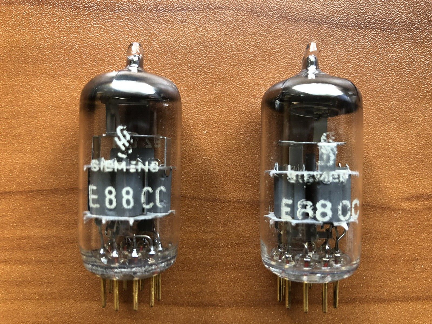 Siemens E88CC 6922 Preamp Tubes Matched Pair Original Box - Munich 1963/64 - NOS