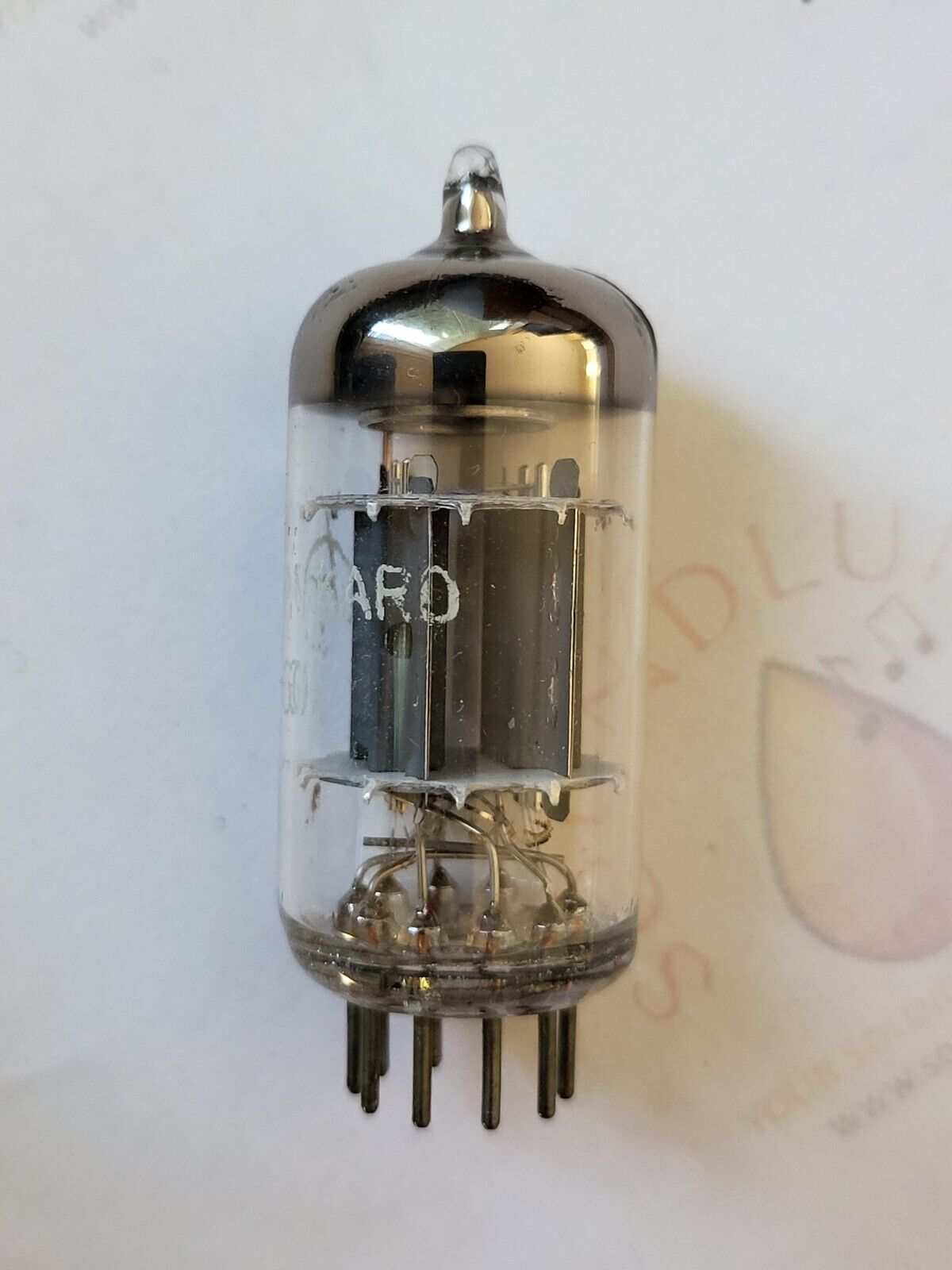 Amperex 12AU7 ECC82 Preamp Tube - HP Label - Holland 1965 - NOS