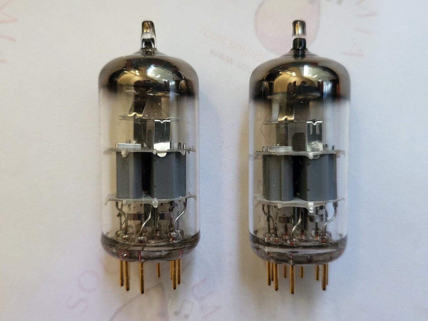 Telefunken CV2493 = E88CC/01 Matched Pair Orig. Box - Ulm 1967 - Same code - NOS