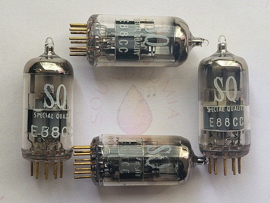 Philips Miniwatt SQ E88CC 6922 Matched Quad - Holland 1968/69 - NOS